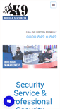 Mobile Screenshot of k9mobilesecurity.co.uk